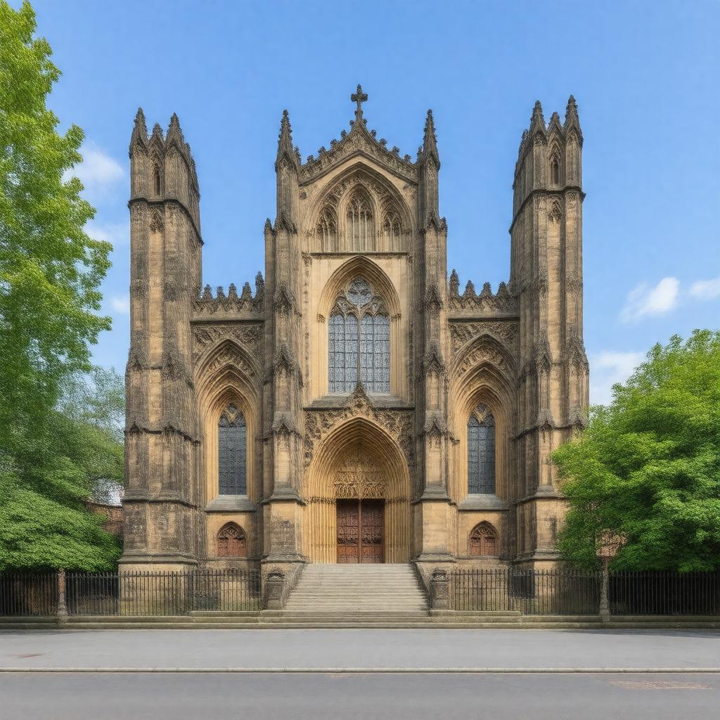 AI-created image of Manchester Cathedral