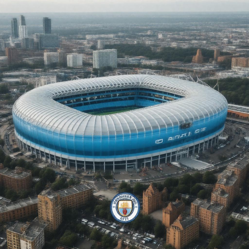 AI-created image of Manchester City Football Club