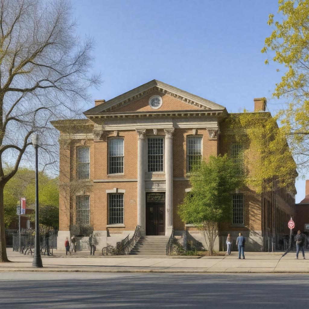 AI-created image of Manchester City Library