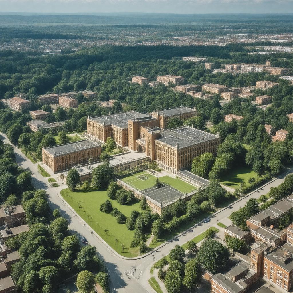 Click to view larger image AI-created image of Manchester College of Science and Technology