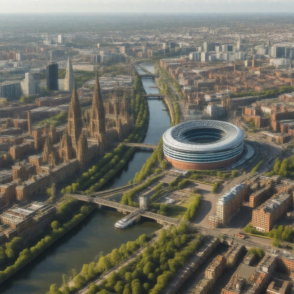 AI-created image of Manchester, England