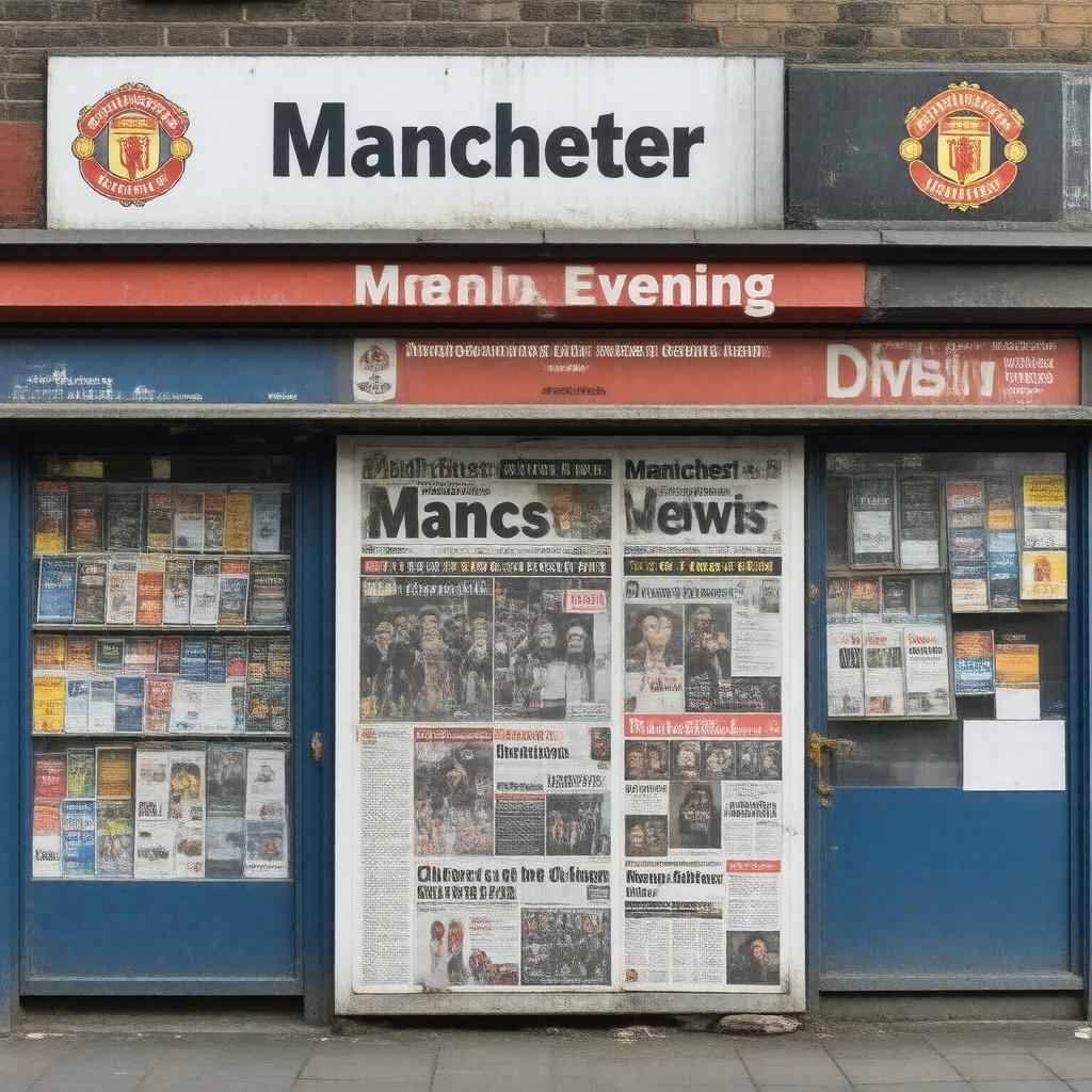 AI-created image of Manchester Evening News
