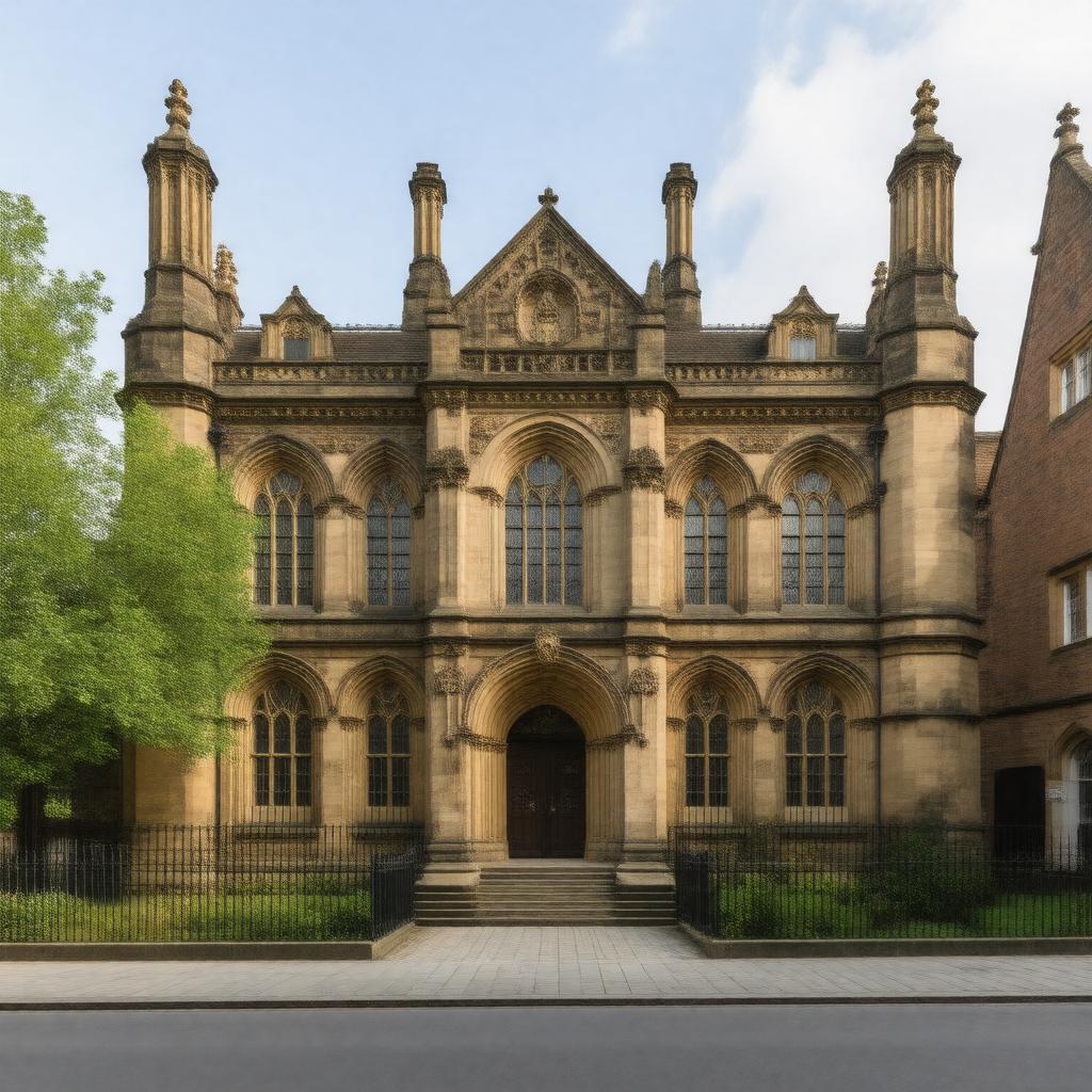 AI-created image of Manchester Grammar School