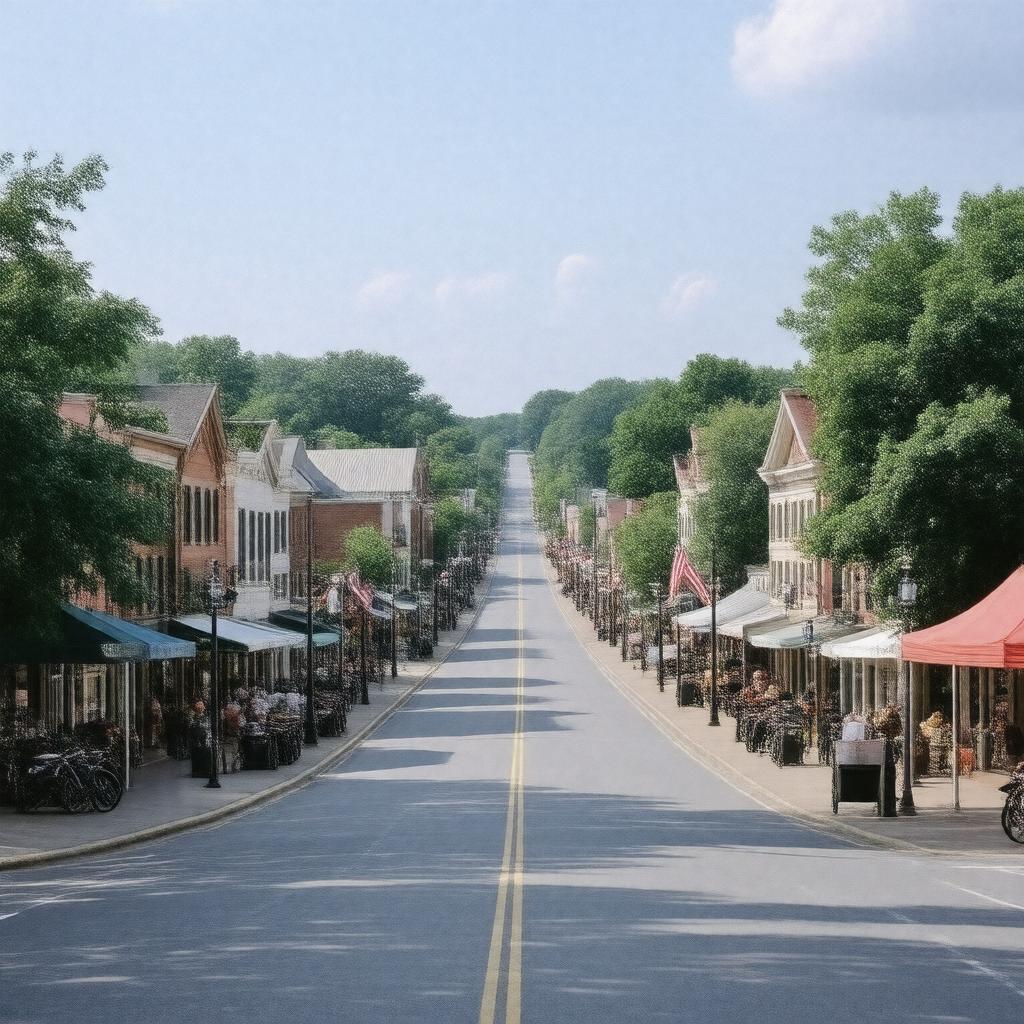 AI-created image of Manchester, Maryland, USA