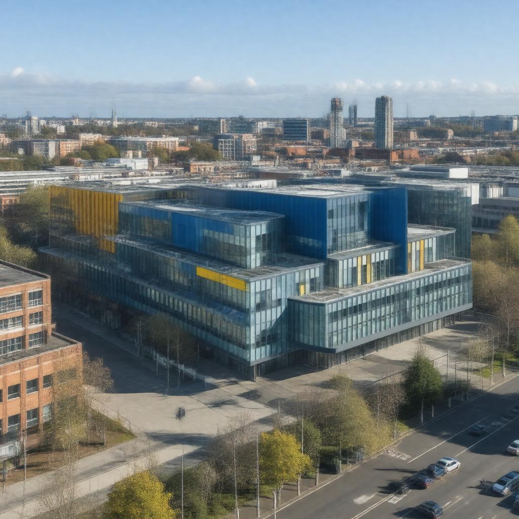 AI-created image of Manchester Metropolitan University
