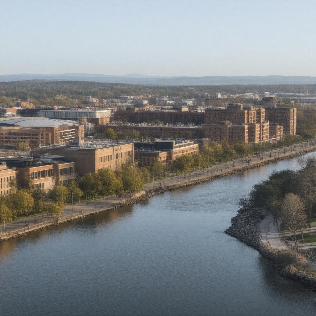 AI-created image of Manchester, New Hampshire, United States