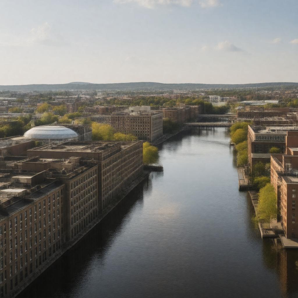 AI-created image of Manchester, New Hampshire