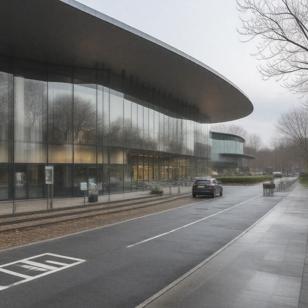 Click to view larger image AI-created image of Manchester Science Park
