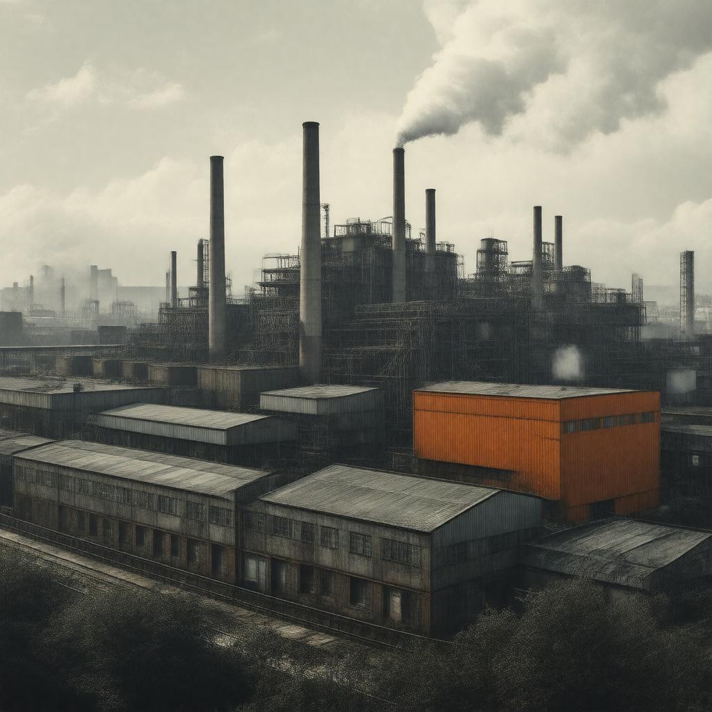 AI-created image of Manchester Steelworks