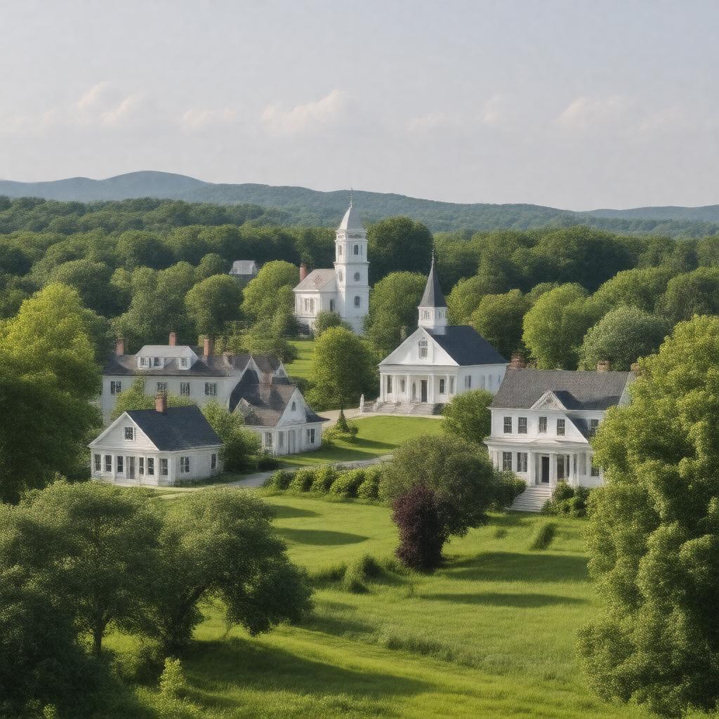 AI-created image of Manchester Village Historic District