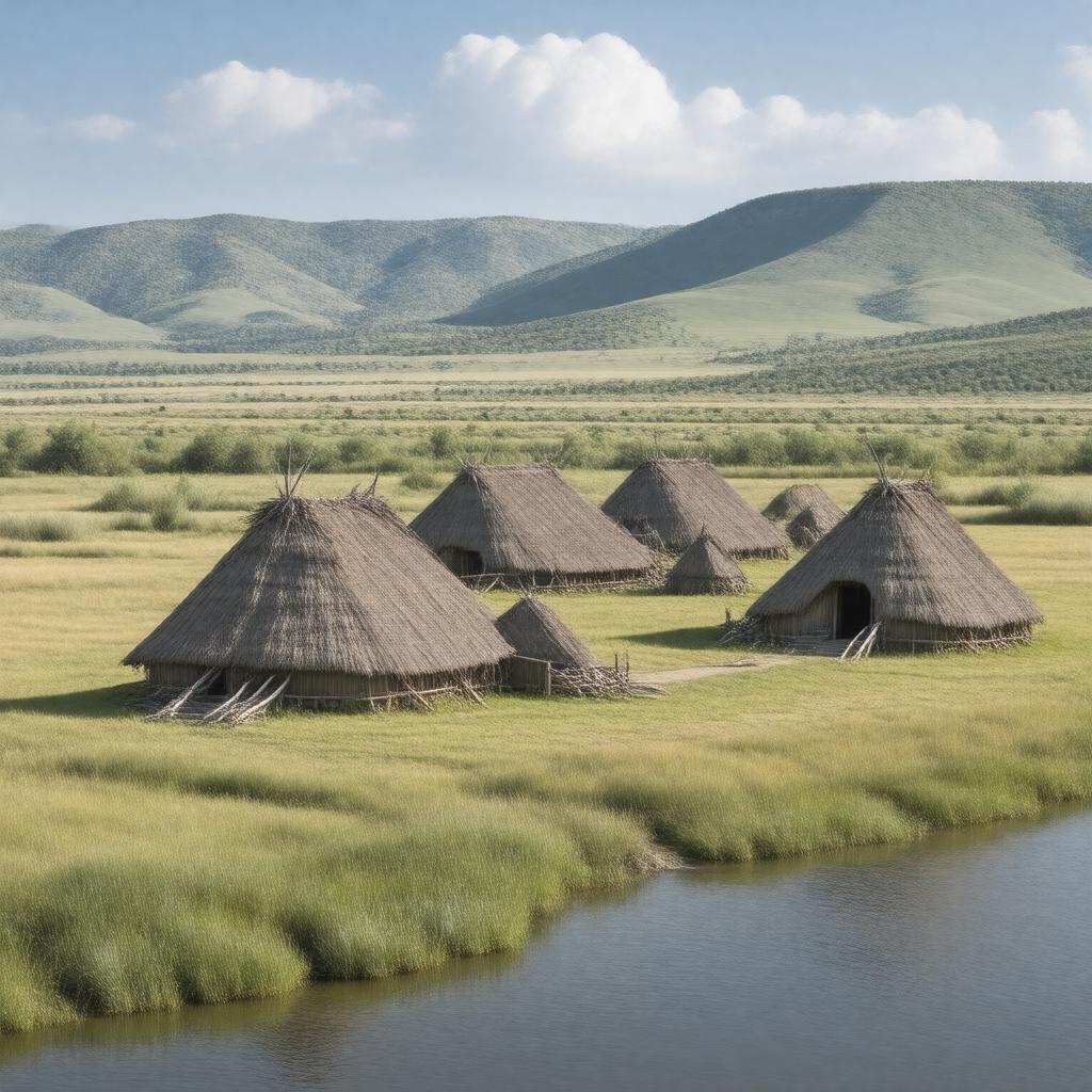 AI-created image of Mandan tribe