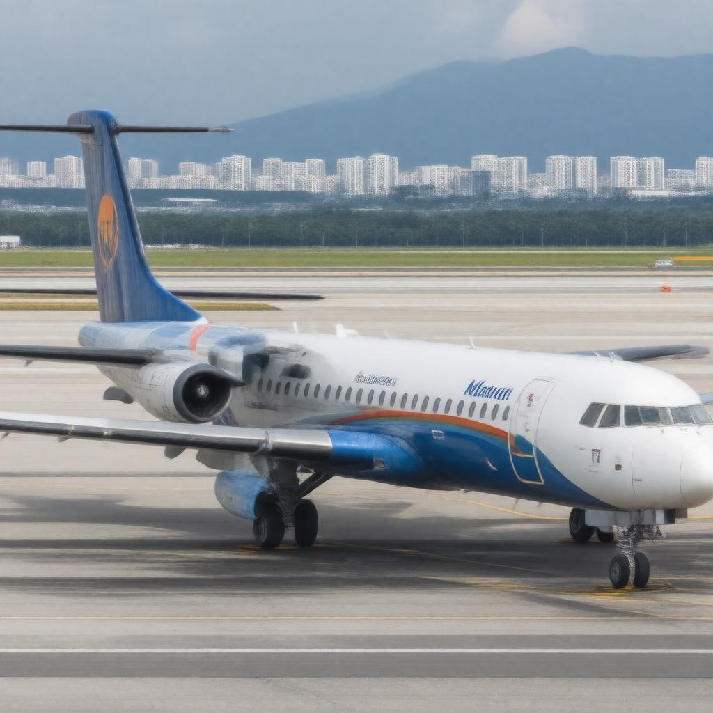 Click to view larger image AI-created image of Mandarin Airlines