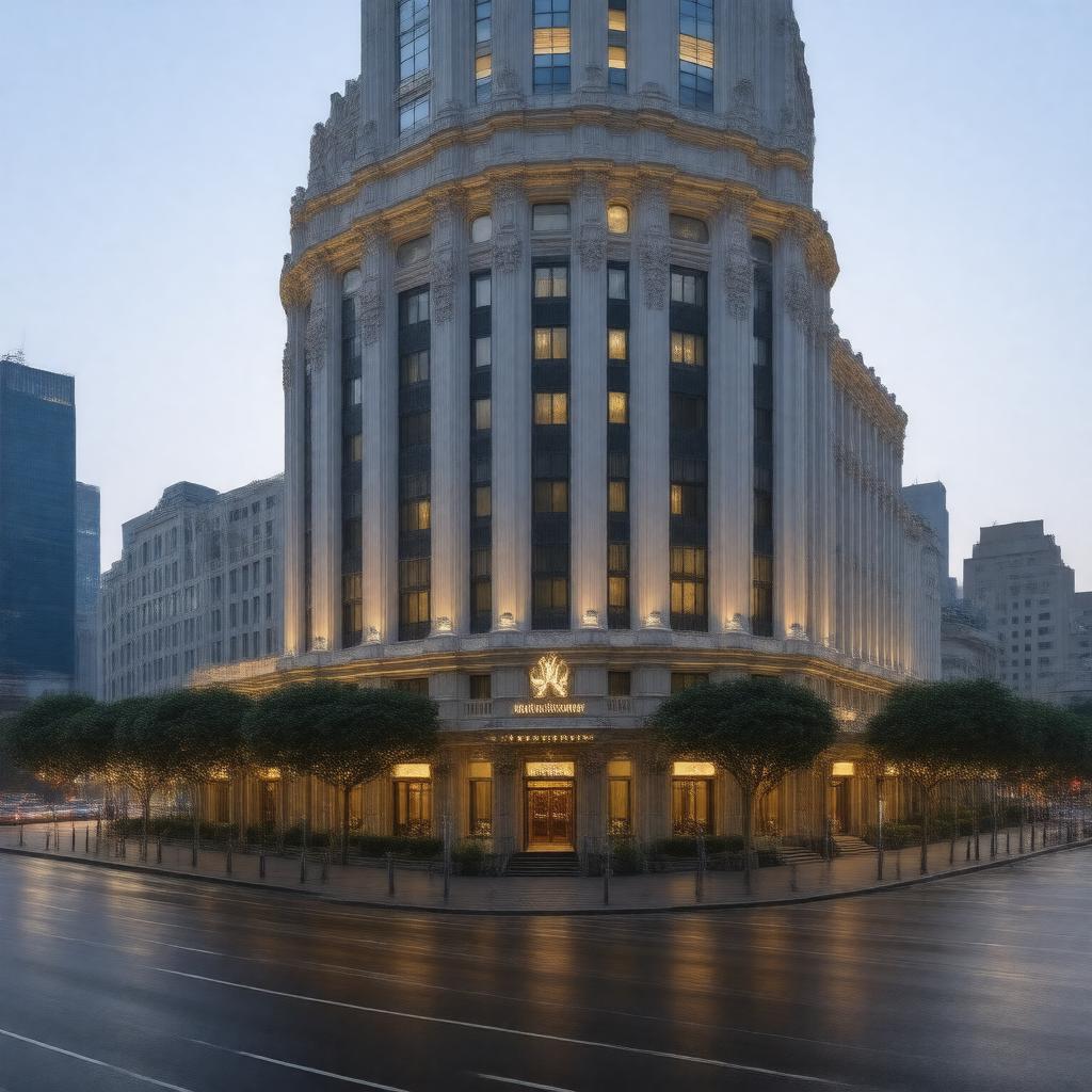 AI-created image of Mandarin Oriental Hotel