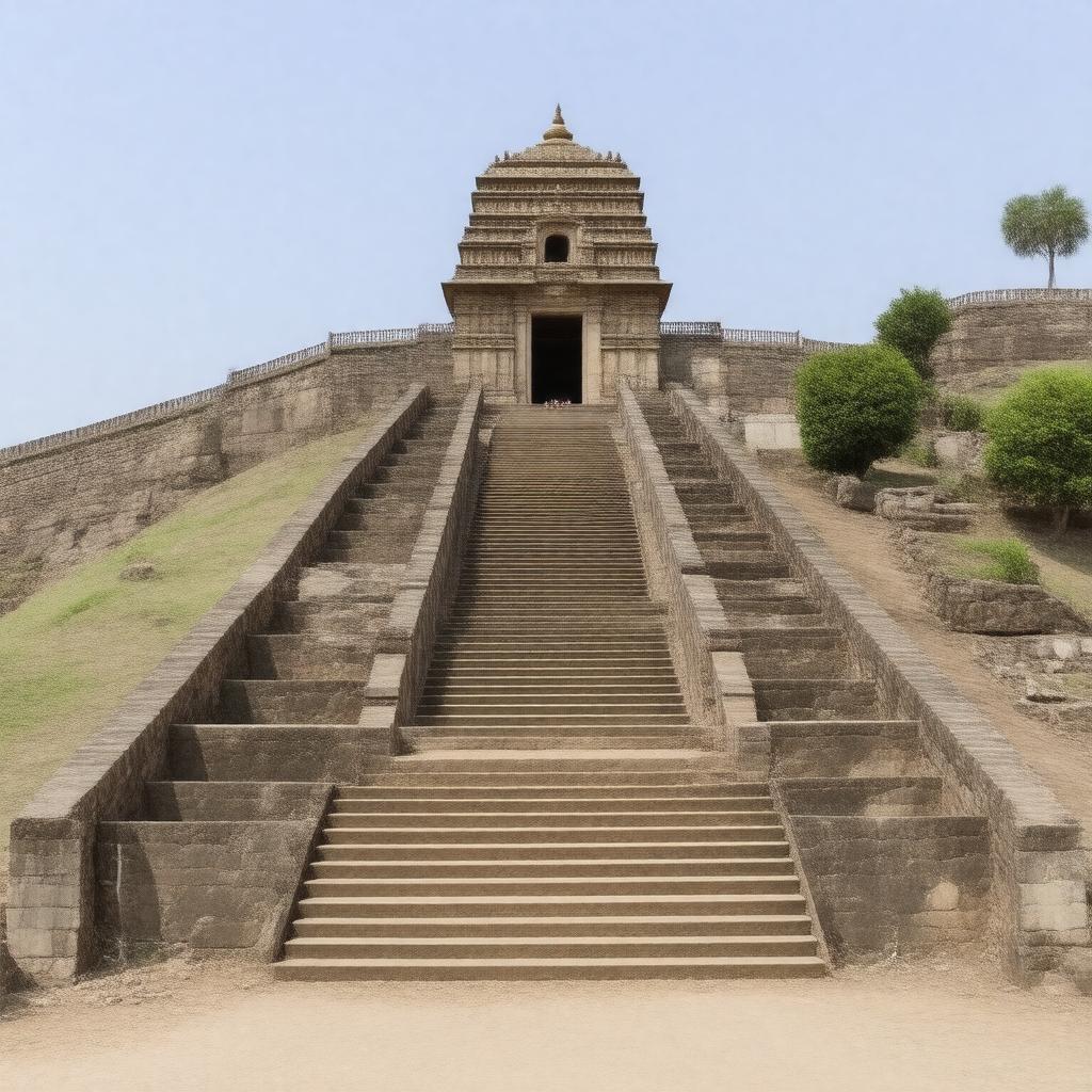 AI-created image of Mangla Gauri Temple