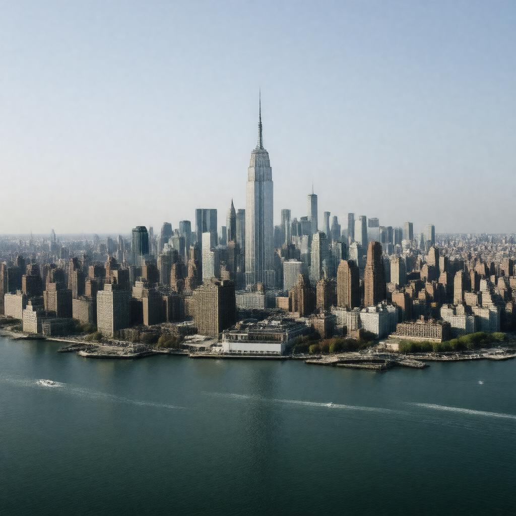 AI-created image of Manhattan, New York, United States