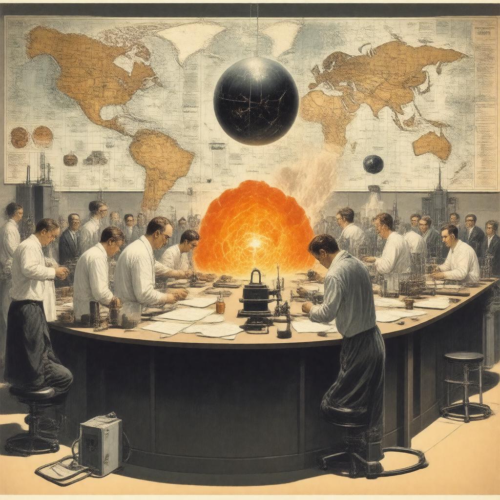 AI-created image of Manhattan Project