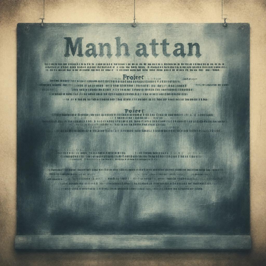 Click to view larger image AI-created image of Manhattan Project code name