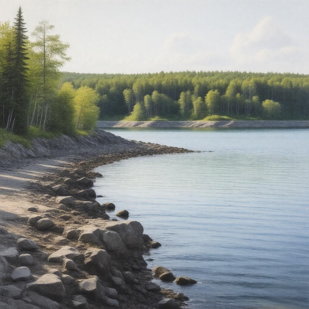 AI-created image of Manitoulin Island