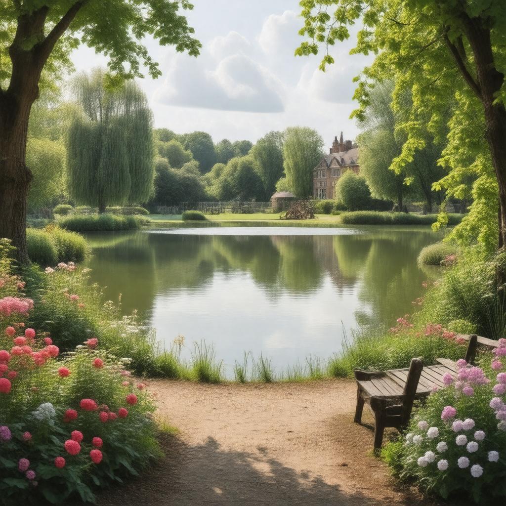 AI-created image of Manor House Gardens