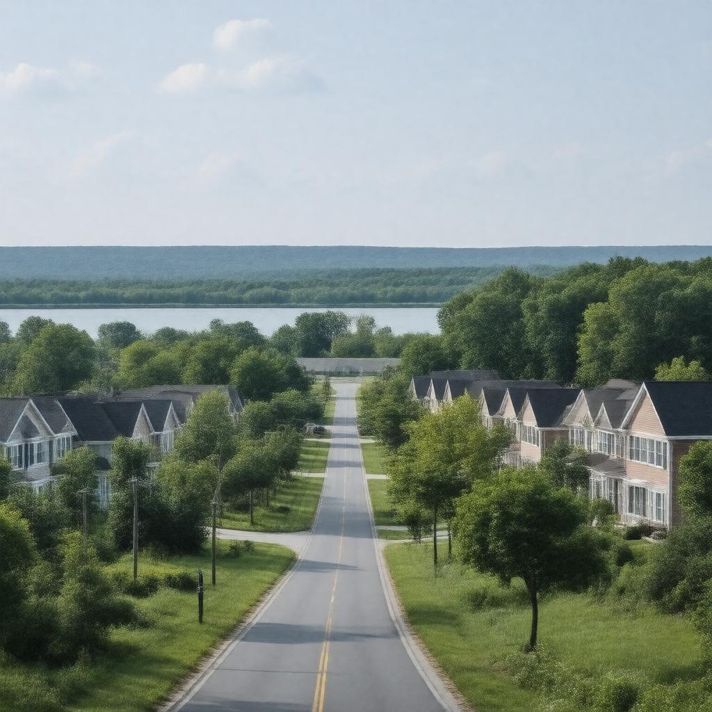 AI-created image of Manorville, New York, United States