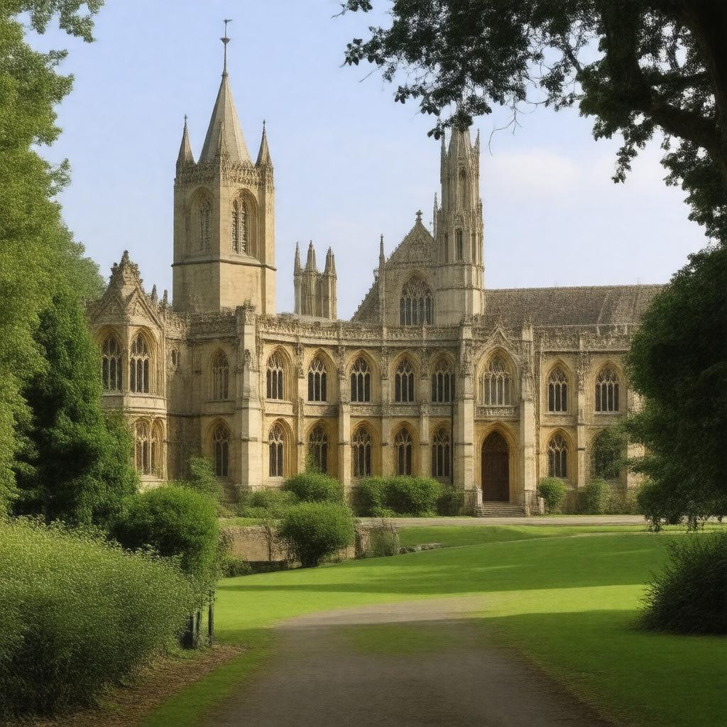 AI-created image of Mansfield College