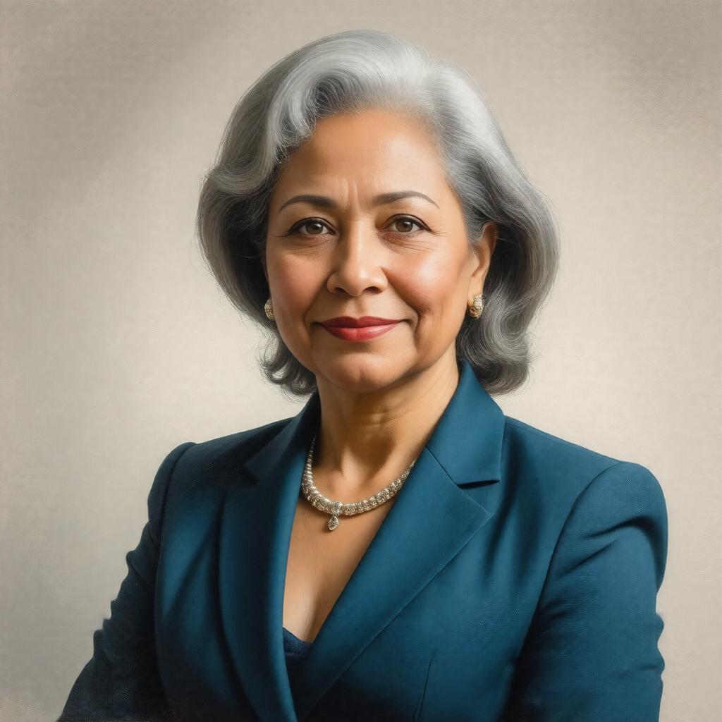 AI-created image of Manuela Obrador González