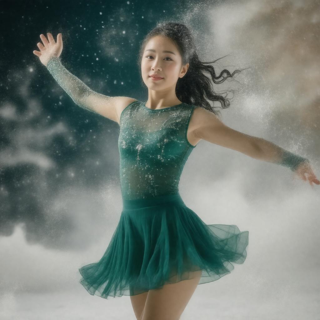 AI-created image of Mao Asada