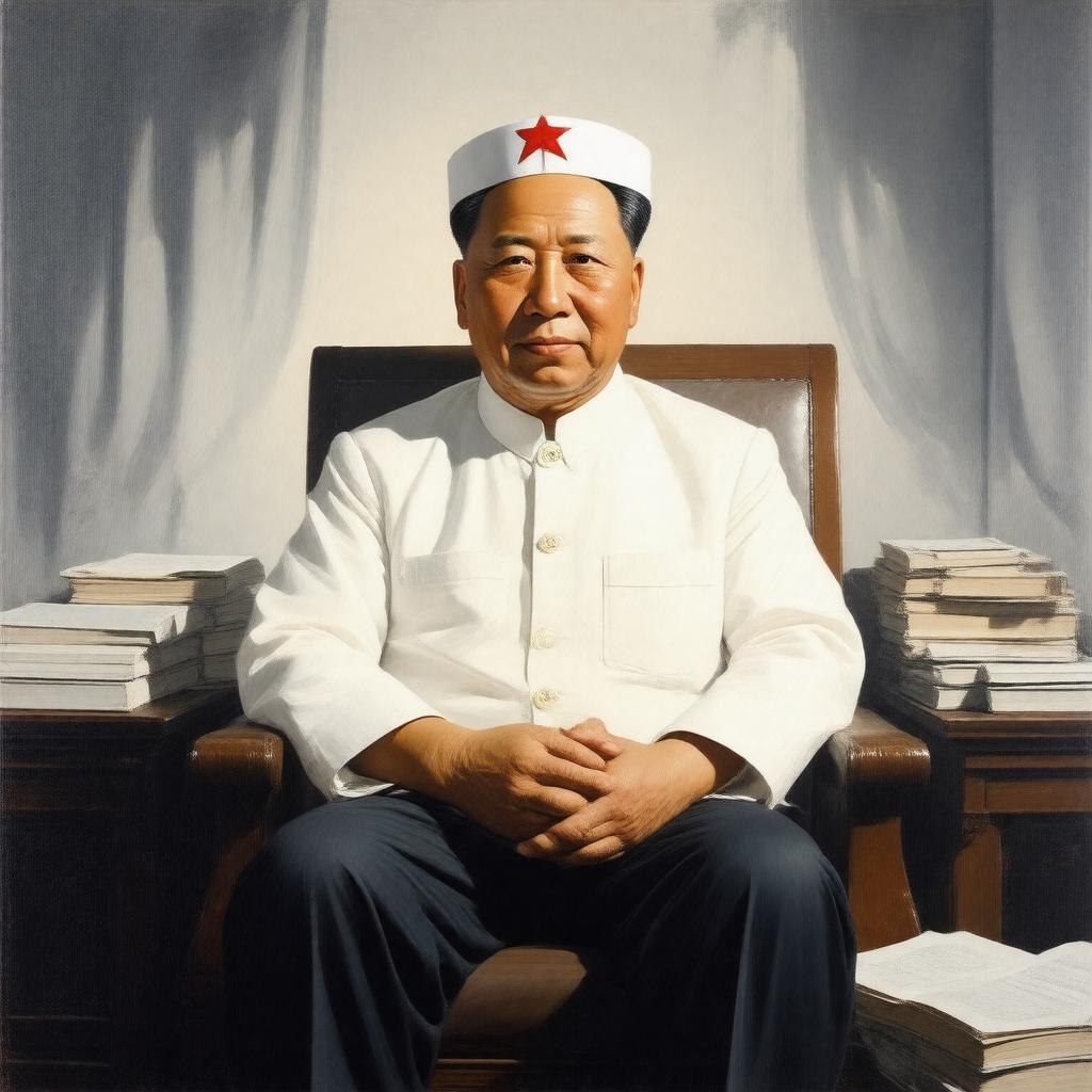 Click to view larger image AI-created image of Mao Zedong