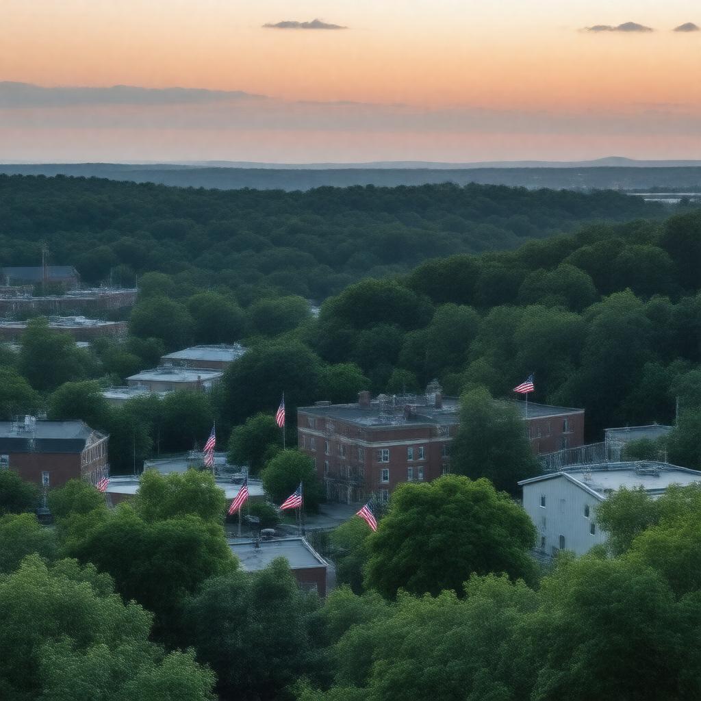 AI-created image of Maple Heights, Ohio, USA