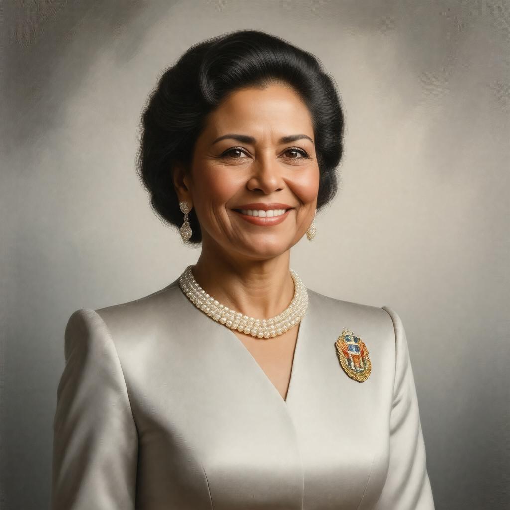 AI-created image of María Clemencia Rodríguez Múnera