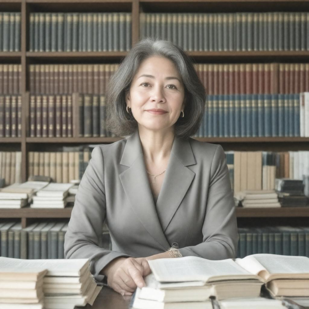 AI-created image of María Kodama