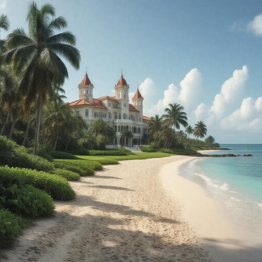 AI-created image of Mar-a-Lago