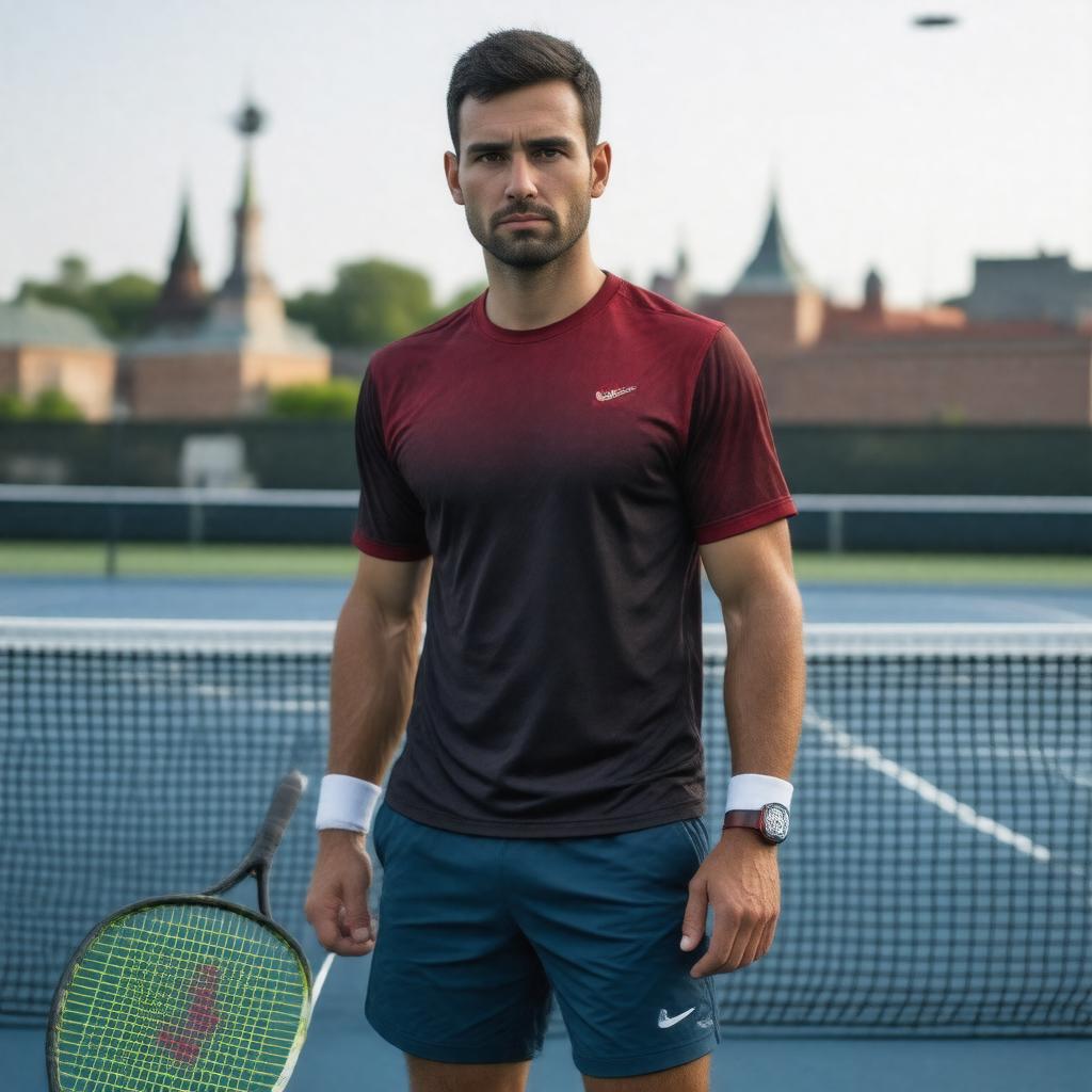 AI-created image of Marat Safin