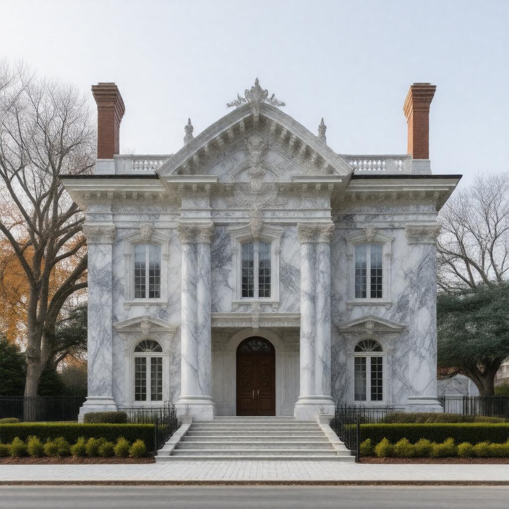 AI-created image of Marble House