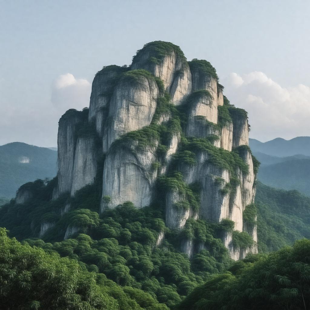 AI-created image of Marble Mountain