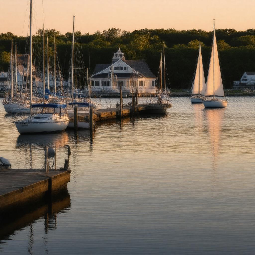 AI-created image of Marblehead Yacht Club