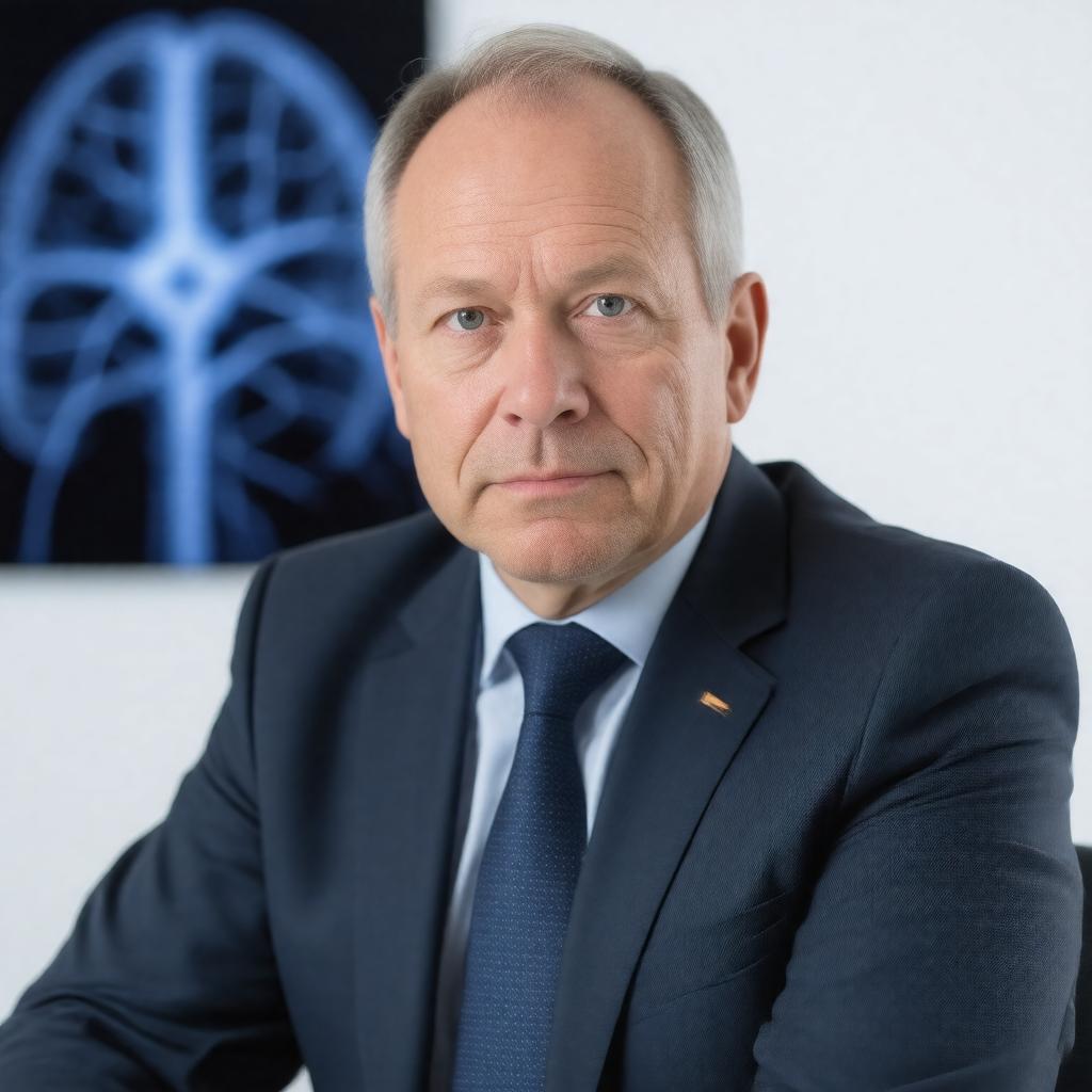 AI-created image of Marc Tessier-Lavigne