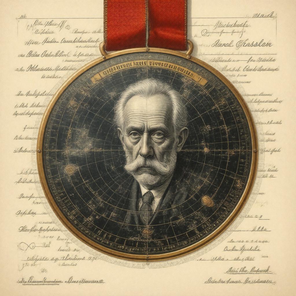 Click to view larger image AI-created image of Marcel Grossmann Award