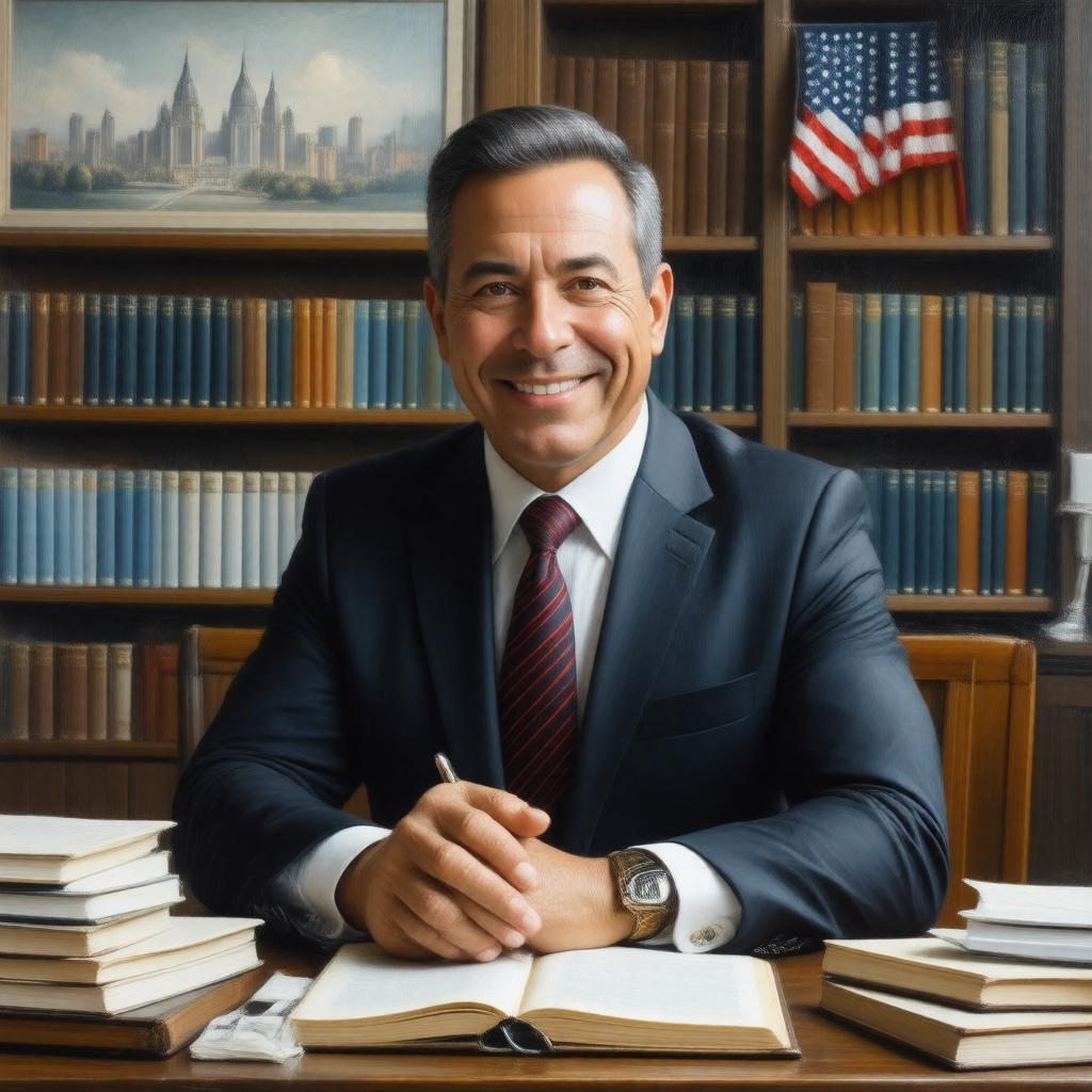 AI-created image of Marcelo Suárez-Orozco