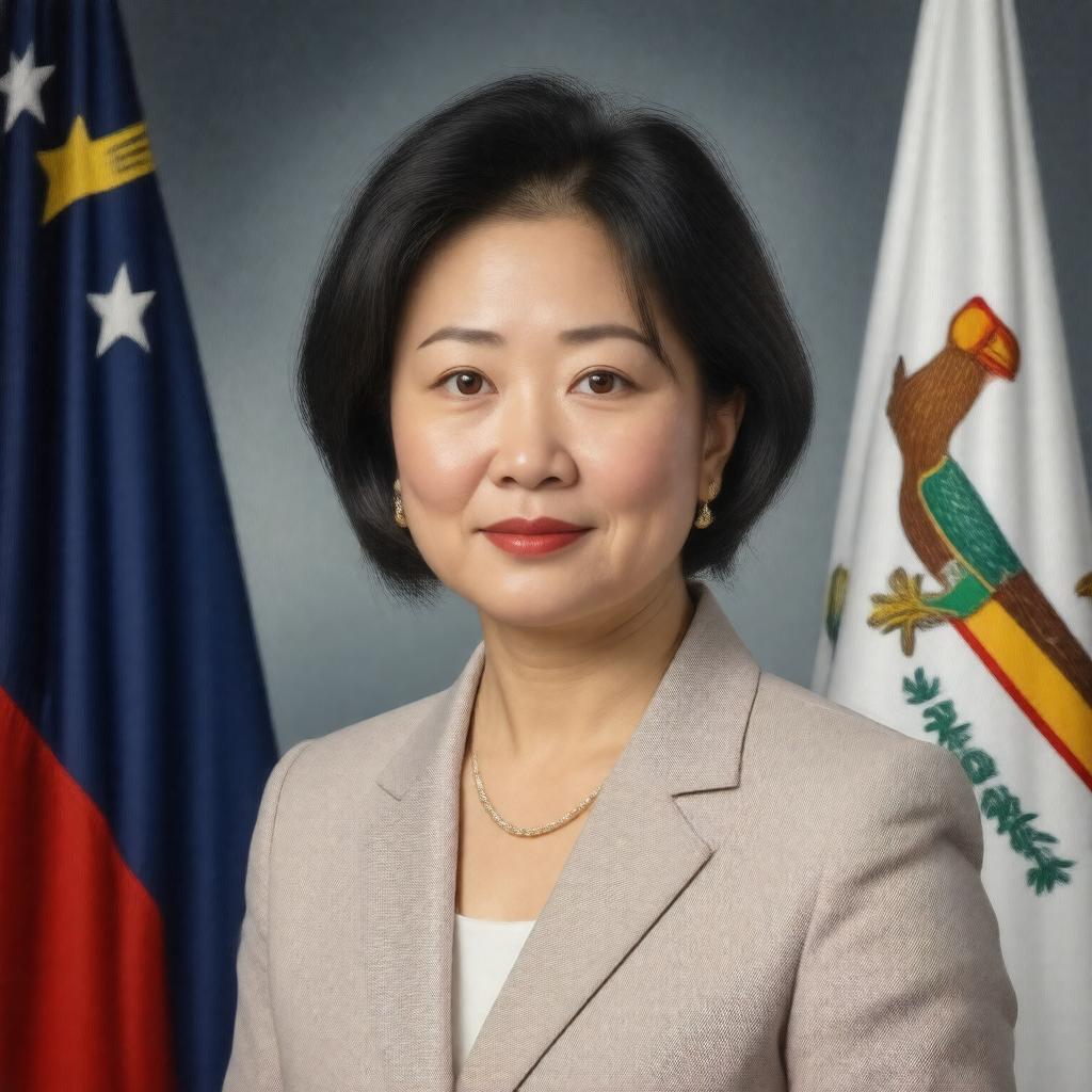 AI-created image of March Fong Eu