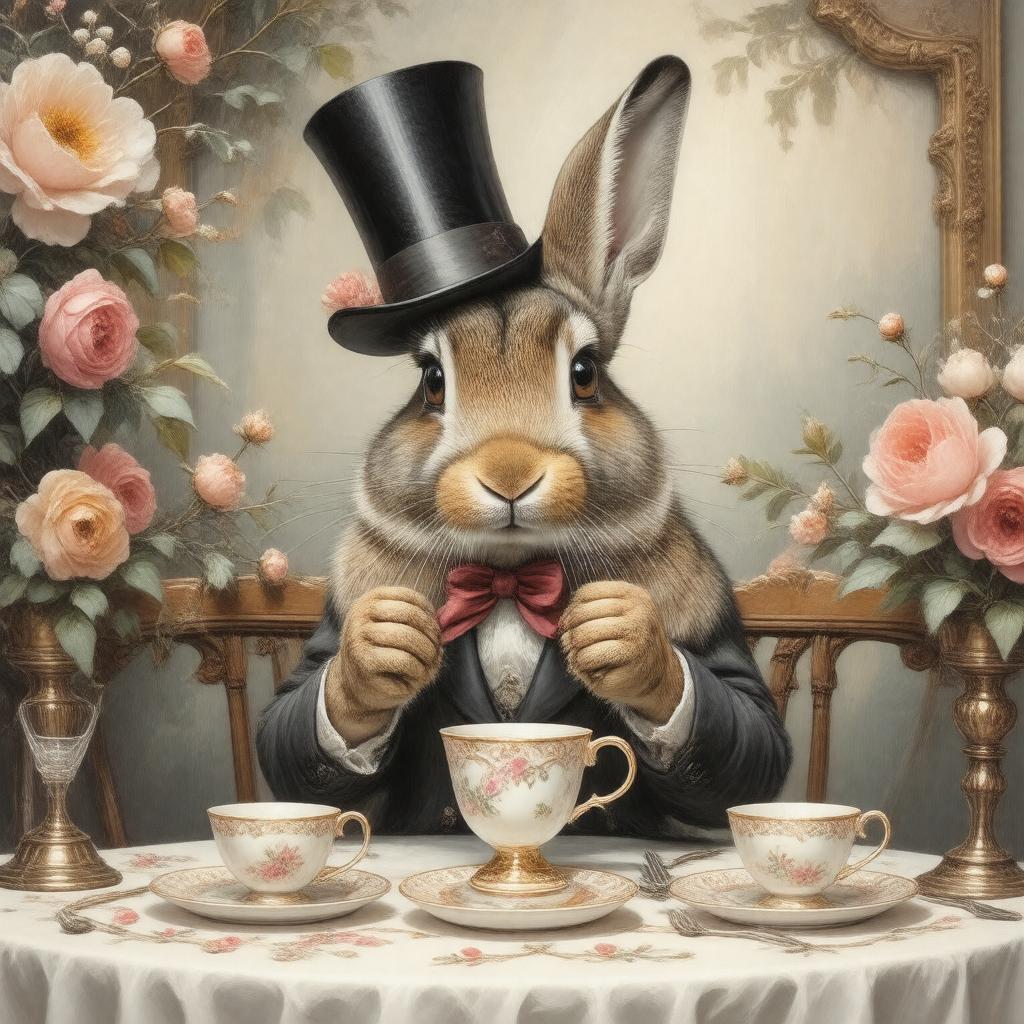 AI-created image of March Hare
