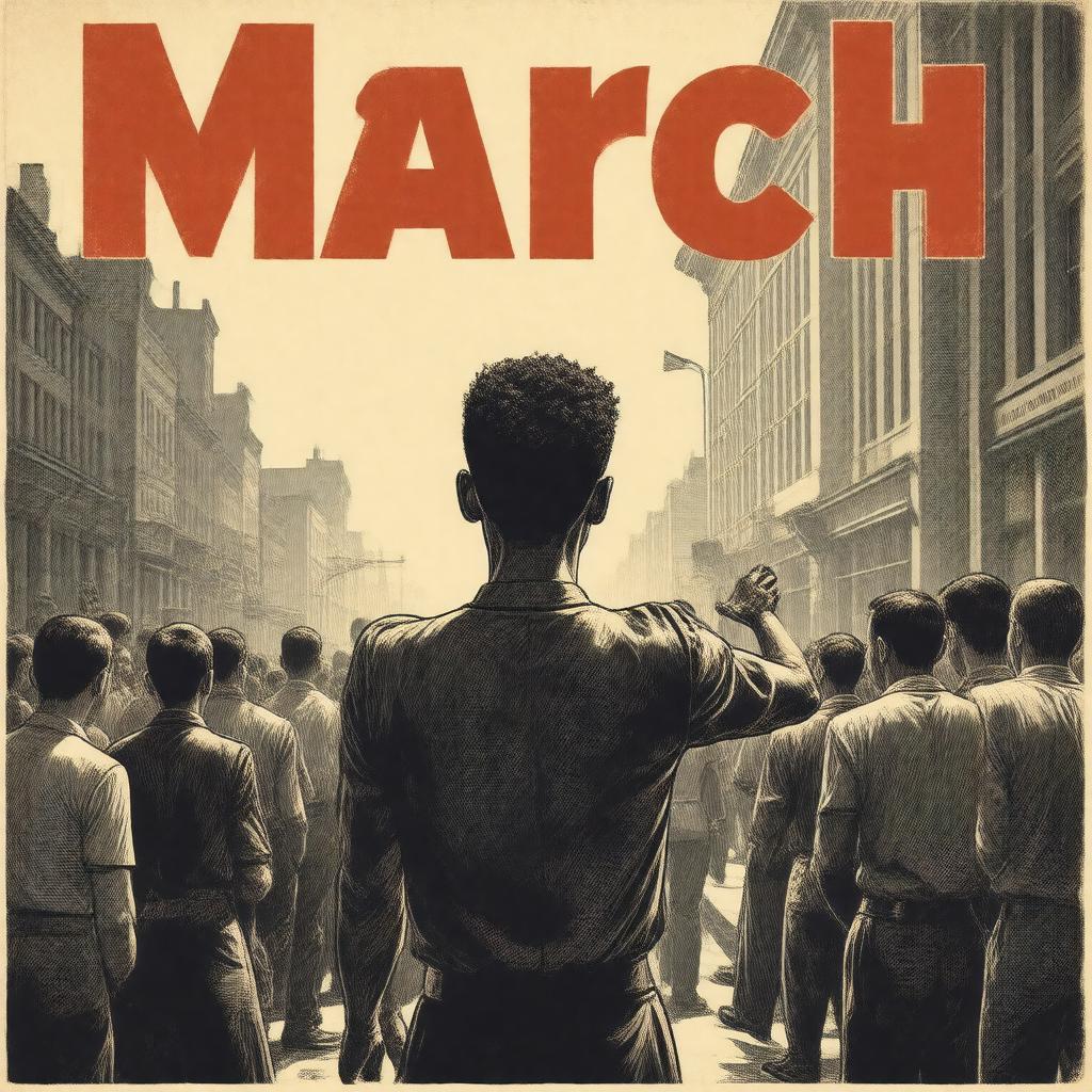 AI-created image of March (graphic novel series)