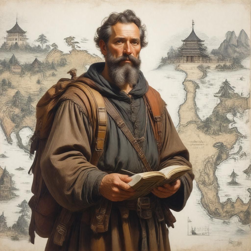 AI-created image of Marco Polo