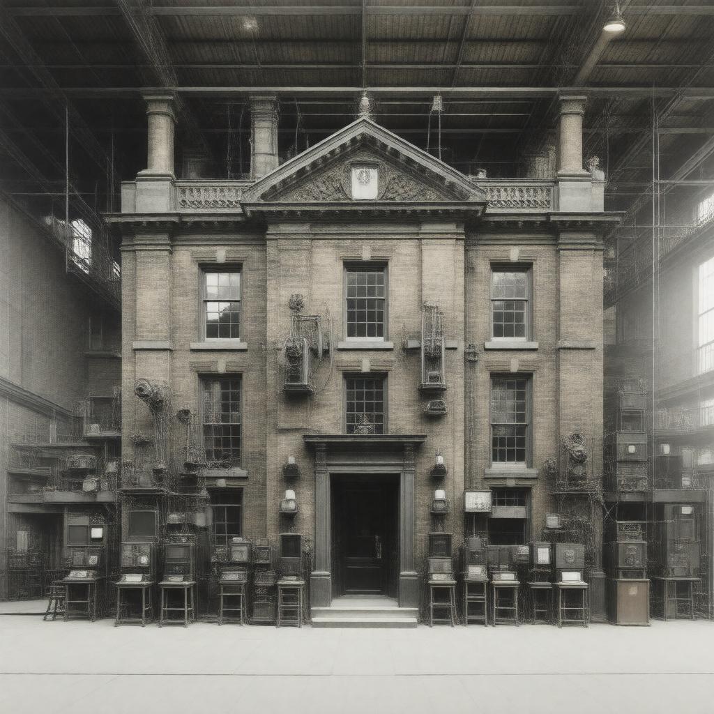 AI-created image of Marconi's Wireless Telegraph Company