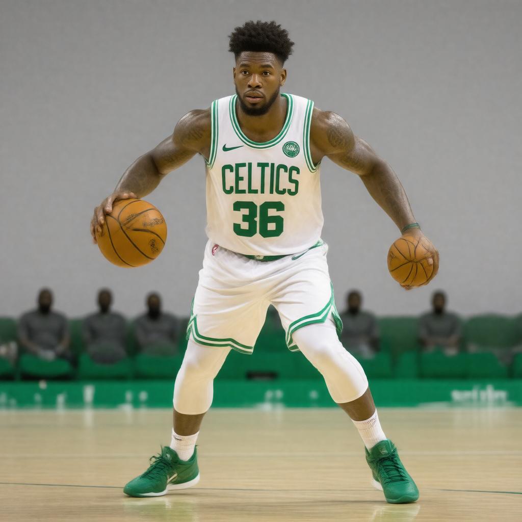 Click to view larger image AI-created image of Marcus Smart