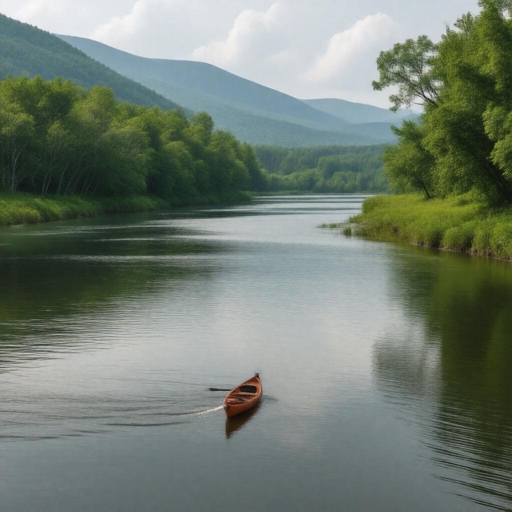 AI-created image of Margaree River