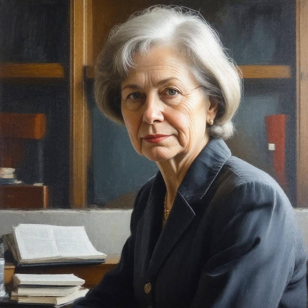 AI-created image of Margaret Archer