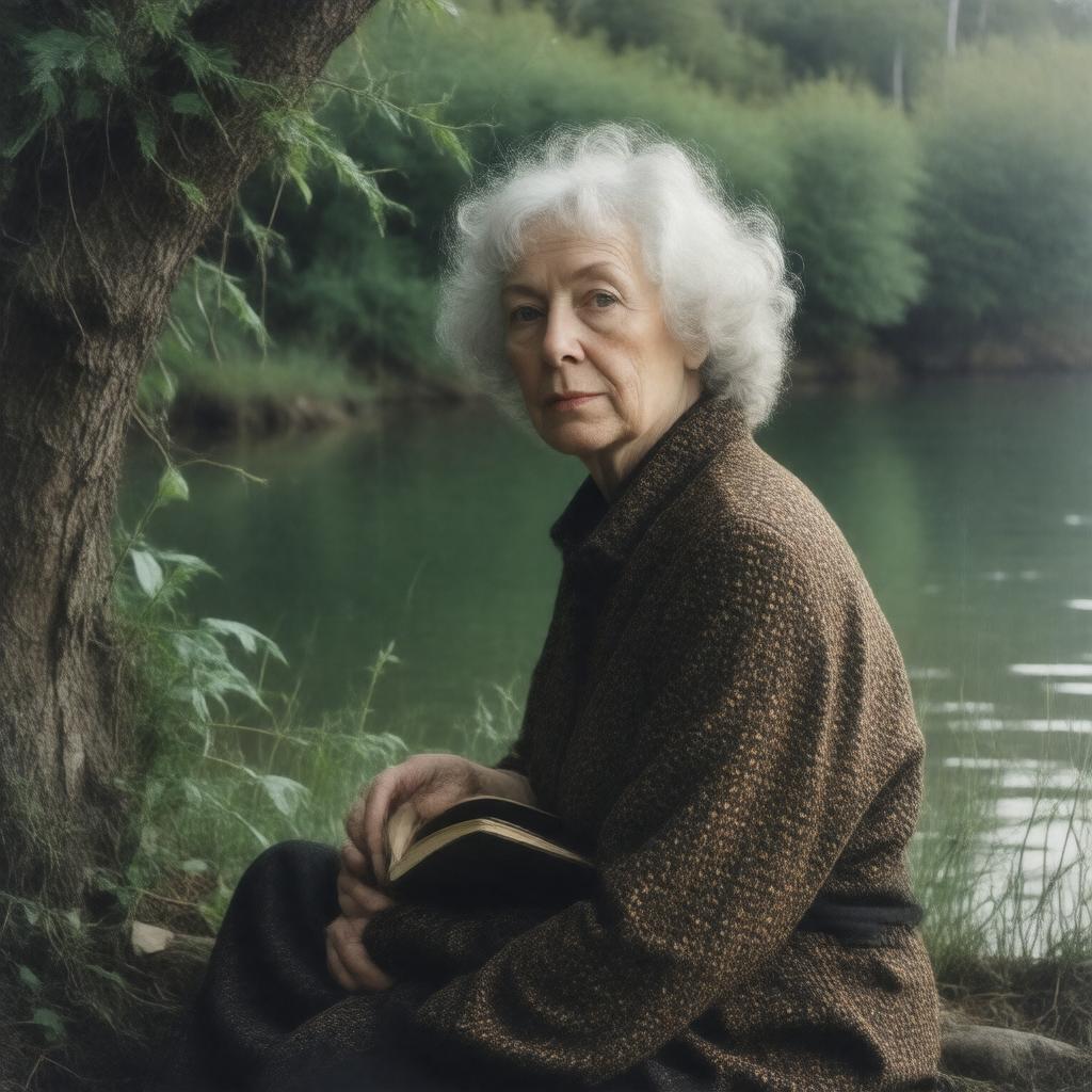 AI-created image of Margaret Atwood