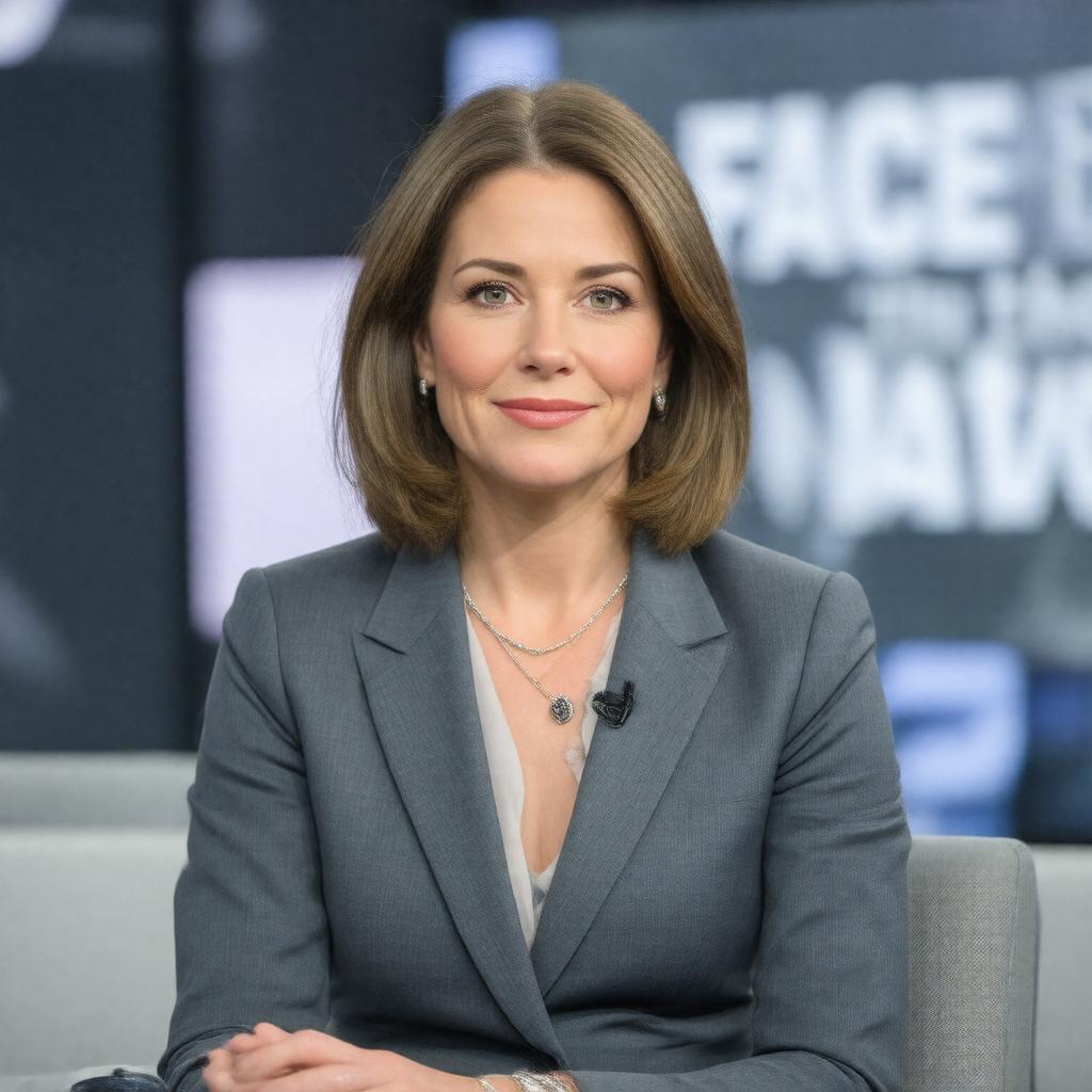 AI-created image of Margaret Brennan