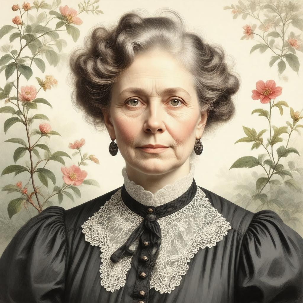 Click to view larger image AI-created image of Margaret Dodgson